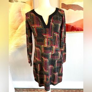 Axyeh Boutique Abstract Knit Dress